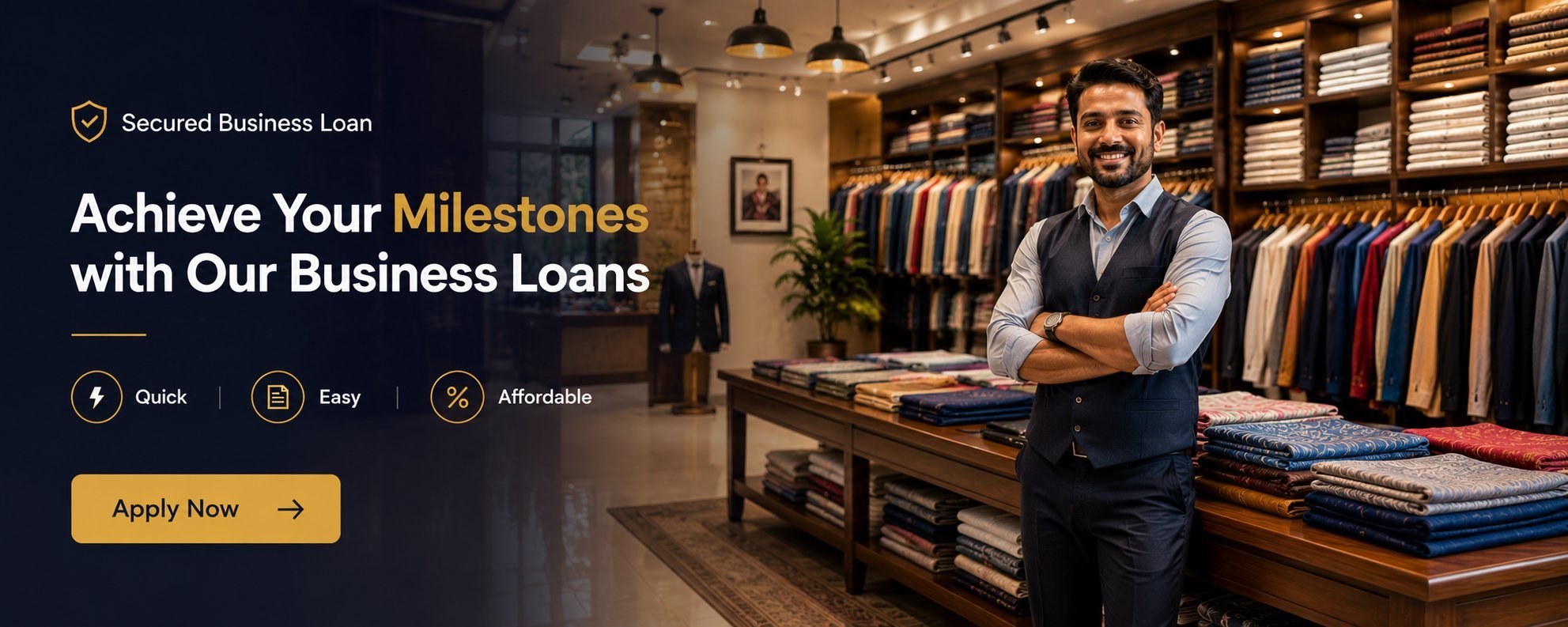 Secured Business Loan - Achieve Your Milestones